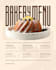 design modern restaurant cafe food menu
