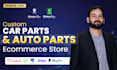 build high converting custom car parts ecommerce website with car compatibility