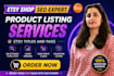 be your etsy SEO and etsy listing expert