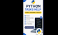 help you with python tasks, scripts and beginner projects