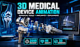 create a 3d medical device animation or surgical tool explainer video