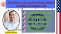 structural engineering, load calculation, foundation plan, beam design