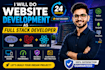 do website development as full stack developer PHP laravel developer react js