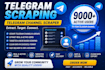 telegram scraping, telegram channel scraper,bring real users to telegram channel