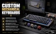 design custom mechanical keyboards,sculpt aritsan keycaps,high quality 3d rended