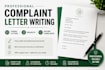 write a professional complaint letter
