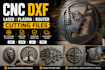 create cnc dxf files for laser, plasma and router cutting