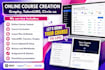 create course content on talentlms, learnworld, graphy, moodle and wordpress lms