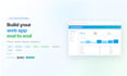build a full stack web app with react and django, nodejs or java