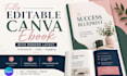 design a fully editable canva ebook with modern layout