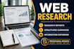 do internet research, summaries and information gathering