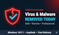 completely clean your infected windows PC from viruses malware and adware