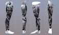 create a leg sleeve tattoo design for you