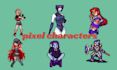 design pixel art character pixel sprite sheet 8bit direction pixel art animation