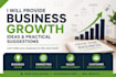 provide business growth suggestions