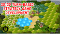do 2d 3d turn based strategy game, turn based rpg game in unity, unreal engine
