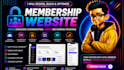 setup membership site, whop, glue up, AWS and memberstack site