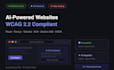 build an ai powered accessible website using vibe coding