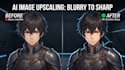 upscale ai images, fix flaws, and remove background