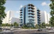 rebuild 3d skyscraper building, commercial high rise complex, multi tower blocks
