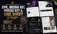 design epk, media kit, press kit, one sheet