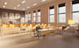do 3d school design, 3d classroom, locker room, library, 3d lecture room design
