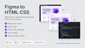 convert your figma design into responsive HTML CSS website