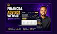 design professional financial advisor website