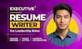 deliver the full executive resume service