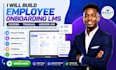 build employee onboarding lms with docebo, trainua absorb lms