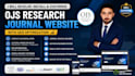 build professional ojs academic journal website with seo