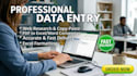 professional data entry and virtual assistant services