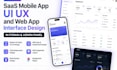 design saas mobile app UI UX and web app interface in figmai and admin panel