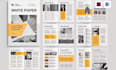 write, edit and design professional white papers for business and startups