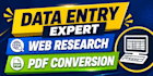 do accurate data entry and online research work
