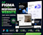 convert figma design into responsive website using react next js or wordpress
