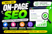 do on page SEO, meta title, meta description and image alt text