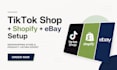 setup tiktok shop shopify dropshipping store ebay store shopify website amazon