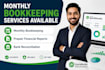 do monthly accounting and bookkeeping