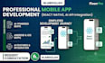 develop ai mobile apps, android apps, ios apps, saas apps, and custom sof