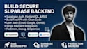 build a secure supabase backend with auth, database and fastapi and fix errors