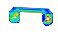 do elements analysis fea cfd cad simulation and motion stress modeling on ansys
