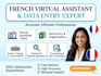 be your french virtual assistant and data entry expert