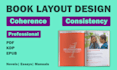 design your books page layout, typeset and formatting