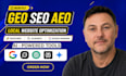 do monthly GEO SEO aeo local website backlinks ai search google optimization