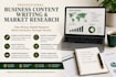 do content writing for business and research