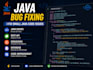 help with java oop tasks and bug fixing