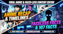 edit viral anime recaps, anime timelines, and faceless video editing