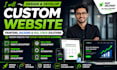 design and develop a custom full stack website
