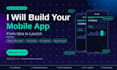 create a full stack flutter or react native app for ios and android